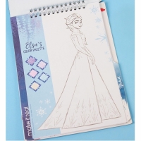 Carte de colorat Frozen cu autocolante si sabloane, 4207